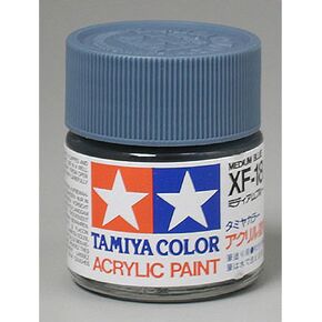 TAMIYA Acrylic XF18 Flat Med Blue TAM81318 Plastics Paint Acrylic