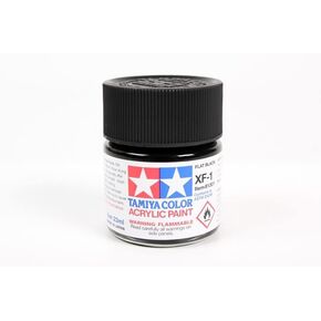 TAMIYA TAM81301 Acrylic XF-1 Flat Black 23ml