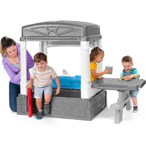 Simplay3 Sunny Day Indoor or Outdoor Cottage Picnic Playhouse for Toddlers and Young Children with Kitchenette and Picnic Table…