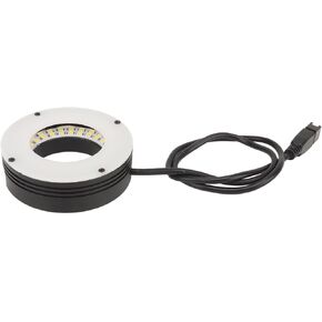 LED Ring Light High Brightness Uniform Lighting for Industry Stereo Microscope Camera Aluminum Alloy ABS 70mm Diameter 40mm Inner Diameter