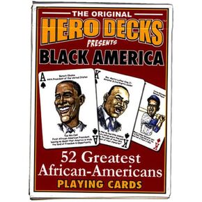 Black America Hero Decks 52 Great African-Americans Playing Cards