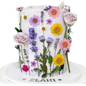 JeVenis Wildflower Cake Toppers Wildflower Decor Baby In Bloom Baby Shower Cake Toppers for Women Birthday Bridal Shower Wedding Party Decoration