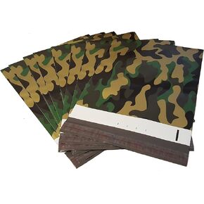 100 Camo 9x12 Poly Mailer Plastic Shipping Mailing Bag Envelopes Polybags Polymailer Line