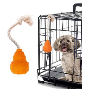 Fida Treat-Dispensing Dog Chew Toys with Rope - Crate Training Aids for Puppies, Puppy Teething Toys, Interactive Fetch & Tug of War Toy for Small Medium Large Dogs