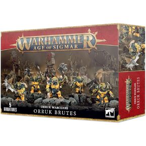 GAMES WORKSHOP 99120209030 Ironjawz Orruk Brutes Tabletop and Miniature Gaming, Black