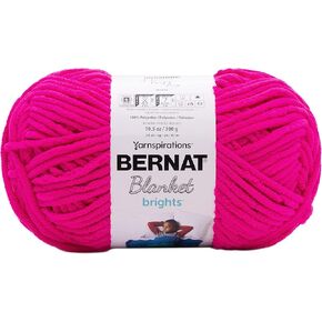 Bernat Yarn Blanket Brght, Bright Pink