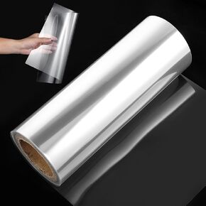 12 Inches x 40ft Acetate Sheets for Crafts 4 Mil/0.1mm Clear Acetate Sheets Blank Stencil Sheets Transparency Template Material Reusable Mylar Stencil Sheets for Cutting Machines Cake Collar Baking