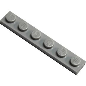 LEGO Parts and Pieces: Light Gray (Medium Stone Grey) 1x6 Plate x20