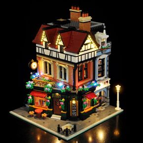 LED Light Kit Compatible with Lego Tudor Corner, Lighting Accessories for Lego Icons Tudor Corner 10350 Building Blocks Model, NOT Included The Model Set