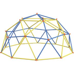 Outsunny Climbing Dome, 10FT Dome Climber, Toddler Jungle Gym Supports 594 lbs. for 1-6 Kids, Outdoor Play Equipment for 3-8 Years Old