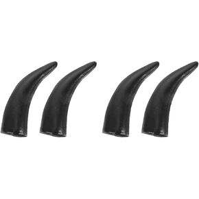 Garneck 2 Pairs Imitation Horns 4.7'' Headband DIY Devil Horns Cosplay for Masquerade Party Decoration