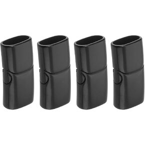 مقاطع جلدية مسطحة من Uxcell 10mmx5mm ، مقاطع سوار 4 مساءً