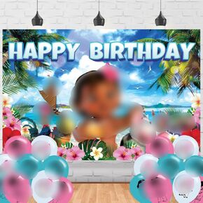 Princess Ocean Birthday Party Supplies Backdrop 5x3 Princess Boys Kids Happy Birthday Background Photography Ocean Party Decorations Banner Photo Booth Props