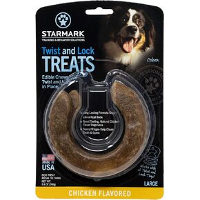 Starmark Twist and Lock Treat Dental Chews for Dogs
