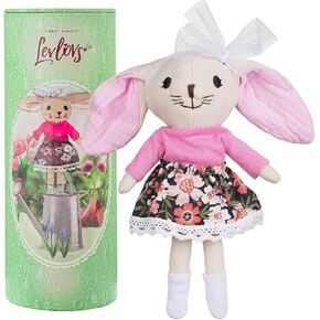 LEVLOVS Easter Bunny Ballerina Bunny Doll Mouse in a Box and Friends Toy Baby Registry Gift