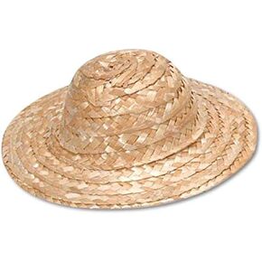 Darice Straw Doll Hat: Round Top ، 7 "