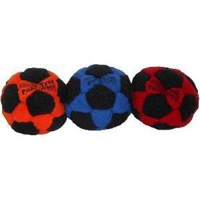 DIRTBAG PT Pro Footbag 3 Pack, Flying Clipper Original Design, Steel Pellet Filled for Maximum Control Handsewn 32 Panel Construction