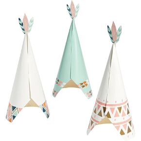 Fun Express - Tribal Baby Centerpiece (3pc) for Baby - Party Decor - General Decor - Centerpieces - Baby - 3 Pieces