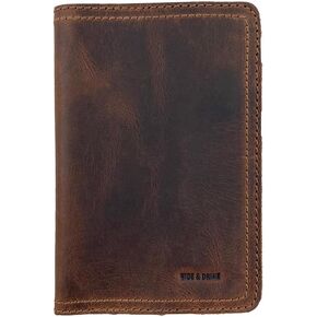 Hide & Drink, Journal Cover for Moleskine Hard Cover Sketchbook (3.5 x 5.5 in.), Notebook NOT Included, Full Grain Leather, Handmade (Pocket)