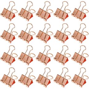 GSHLLO 100 Pcs 15mm Small Binder Clips Mini Paper Clamps Metal Document File Clamps Micro School Home Paper Clips Tiny Paperwork Clips for Office Business Supplies Silver