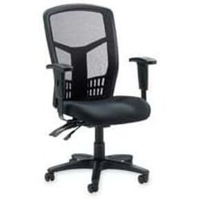 Executive High-Back Chair- Mesh Fabric- 28-.50in.x28-.50in.x45- BK