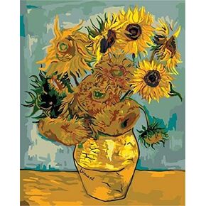 Sunflowers - Van Gogh - Paint by Number Kit - 16"x20" (40x50cm) - DIY Acrylic Painting Home Decor