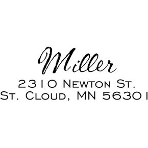 ExcelMark Custom Self-Inking Return Address Stamp - Design 3 - A2359