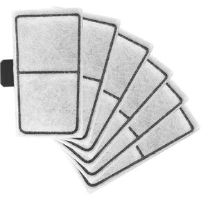 6pcs Filter Cartridges Compatible with Topfin Top Fin EF-S & BF5 BETTAFLO, 3.7x2.1 Inch Fish Tank Filter Cartridge Replacement for Aquarium Water Filtration