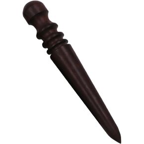 Wood Leather Edge Burnisher Slicker Leathercraft Polisher Burnisher Leather Polishing Stick Leather Grinding Working Tool DIY Leather Projects Tools