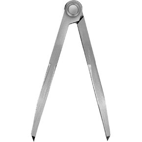 Alloy Leather Divider, Professional Navigation Divider Compass Geometry Tool, Metal Leather Work Scribe Tool Woodworking Drafting Carpenter Compass for Geometry