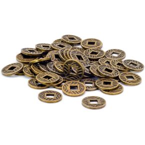 Stonemaier Games: Metal Coins (Tokaido) | Metal Coins to Enhance Your Gameplay | 50 Gold Metal Coins