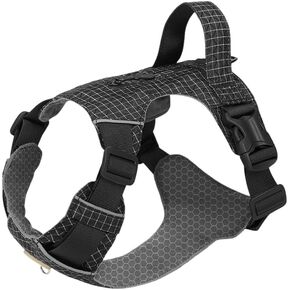 Lightweight Outdoor Dog Harness (Black, S)