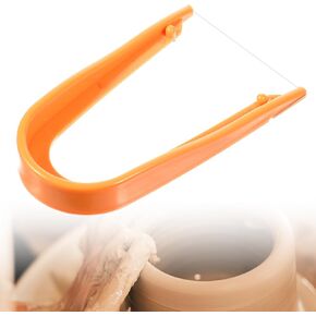 TIESOME Pottery Clay Wire Cutter, Clay Cutting Tool with Handle DIY Hand Pottery Tools and Supplies for Cutting Mud Sculpting Cheese Dough Handcraft