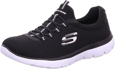 حذاء رياضي للسيدات من Skechers، أسود/فيروزي، 8.5 M US in Saudi Arabia