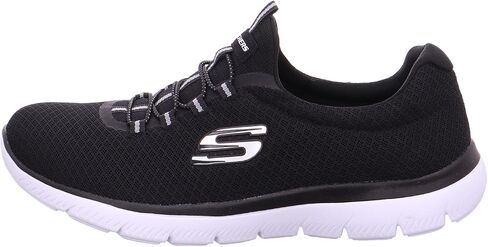 حذاء رياضي للسيدات من Skechers، أسود/فيروزي، 8.5 M US in Saudi Arabia