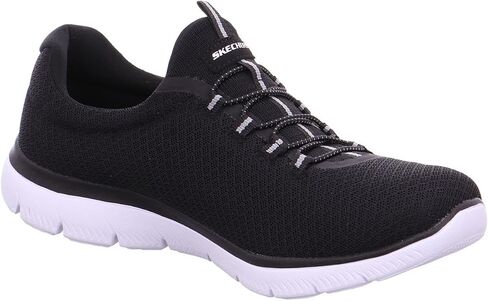 حذاء رياضي للسيدات من Skechers، أسود/فيروزي، 8.5 M US in Saudi Arabia
