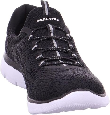 حذاء رياضي للسيدات من Skechers، أسود/فيروزي، 8.5 M US in Saudi Arabia