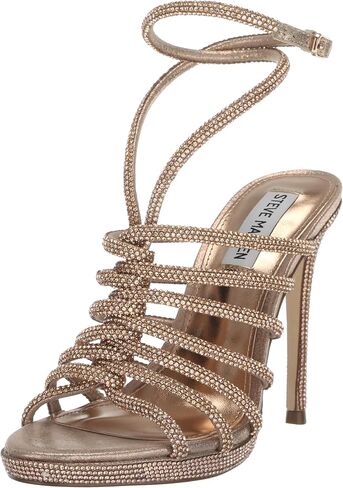 Steve Madden Women's Givinn Heeled Sandal, Pearl, 8 in Saudi Arabia