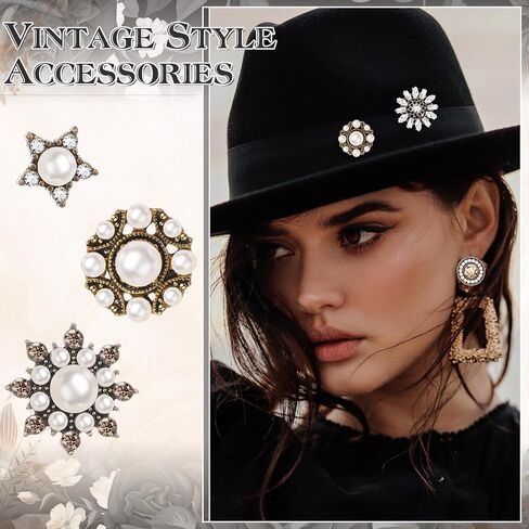 11 Pcs Rhinestone Buttons Faux Pearl Embellishments for Clothing Jewelry Making DIY Decoration Buttons Charms for Sewing Crafts Wedding Bridal in Saudi Arabia