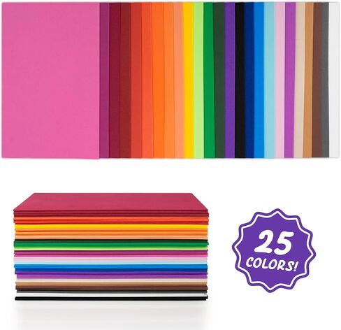 Hygloss Craft Foam Sheets ، Purple 10 Count in Saudi Arabia