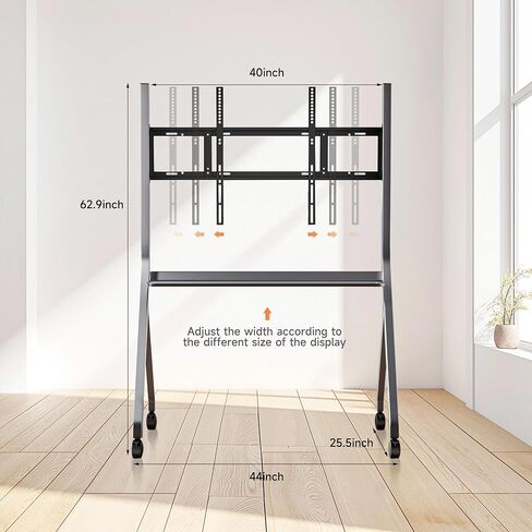 منصة Smart Board مع أربع عجلات قابلة للقفل مقابل 55 "-86 السبورة الإلكترونية ، واللوحات البيضاء الرقمية للمنزل ، واللوحة الذكية للفصول الدراسية والمكاتب مع حامل الهاتف المحمول in Saudi Arabia
