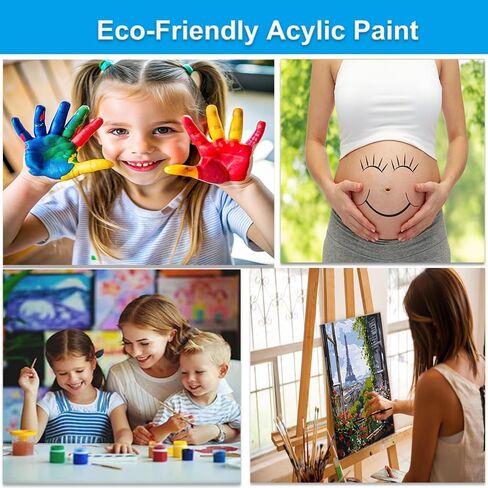 Artunion Paris Window View Paint by Numbers kit for البالغين ، طلاء مدينة إيفل من قبل مجموعات الأرقام ، الطلاء الاكريليك DIY بأرقام أرقام على Canvas Arts Craft for Home Wall Decor in Kuwait