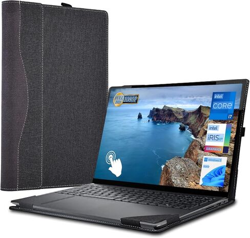 ل Dell Inspiron 15 3535 CASEPOP LAPTOP 15.6 بوصة Inspiron 15 3530 محمول باو الملحقات الجلدية (رمادي داكن) in Kuwait