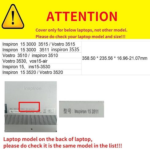 ل Dell Inspiron 15 3535 CASEPOP LAPTOP 15.6 بوصة Inspiron 15 3530 محمول باو الملحقات الجلدية (رمادي داكن) in Kuwait