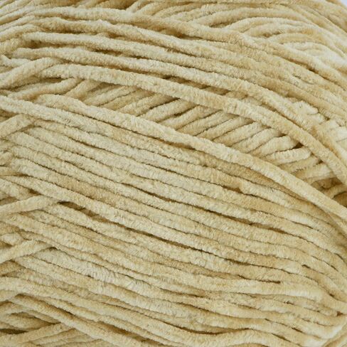 Petite Purl Yarn by Loops & Threads – Medium Polyester, Soft & Shiny Yarn for Knitting & Crochet, Ideal for Apparel, Accessories & Amigurumi, Bright White in Saudi Arabia