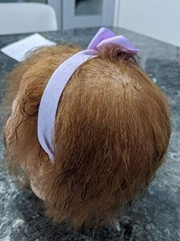 Mohair for Reborn Dolls Brown Mohair واقعية LifeLike دمية DIY الملحقات 10G 20 سم لصالح واحد من جديد طفل دمية طفل صغير الجذور (البني الداكن المستقيم) in Kuwait