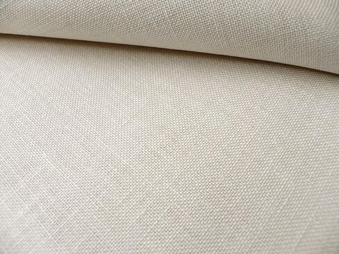 Zweigart 25ct Dublin 100% Linen evenweave for Embroidery | 18x27 inches | Linen Fabric for Counted Cross Stitch (Antique White 101) in Kuwait