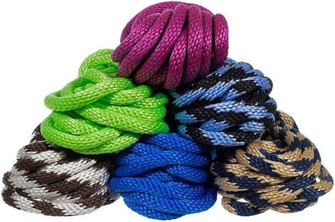Paracord Planet Solid Braid Utility Rope - كل الغرض من الحبل الصلب MFP Derby - الرياضة والترفيه ، الحرف ، المناظر الطبيعية ، الحيوانات الأليفة ، الديكور - الولايات المتحدة مصنوعة (أزرق ، 1/2 بوصة × 50 قدمًا) in Kuwait