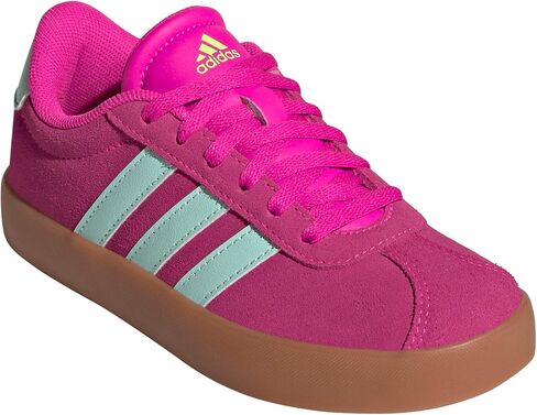 adidas Vl Court 3.0 Lace-Up Sneaker, Pink Fusion/White/Grey, 6 US Unisex Big Kid in Saudi Arabia