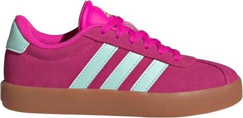 adidas Vl Court 3.0 Lace-Up Sneaker, Pink Fusion/White/Grey, 6 US Unisex Big Kid in Saudi Arabia